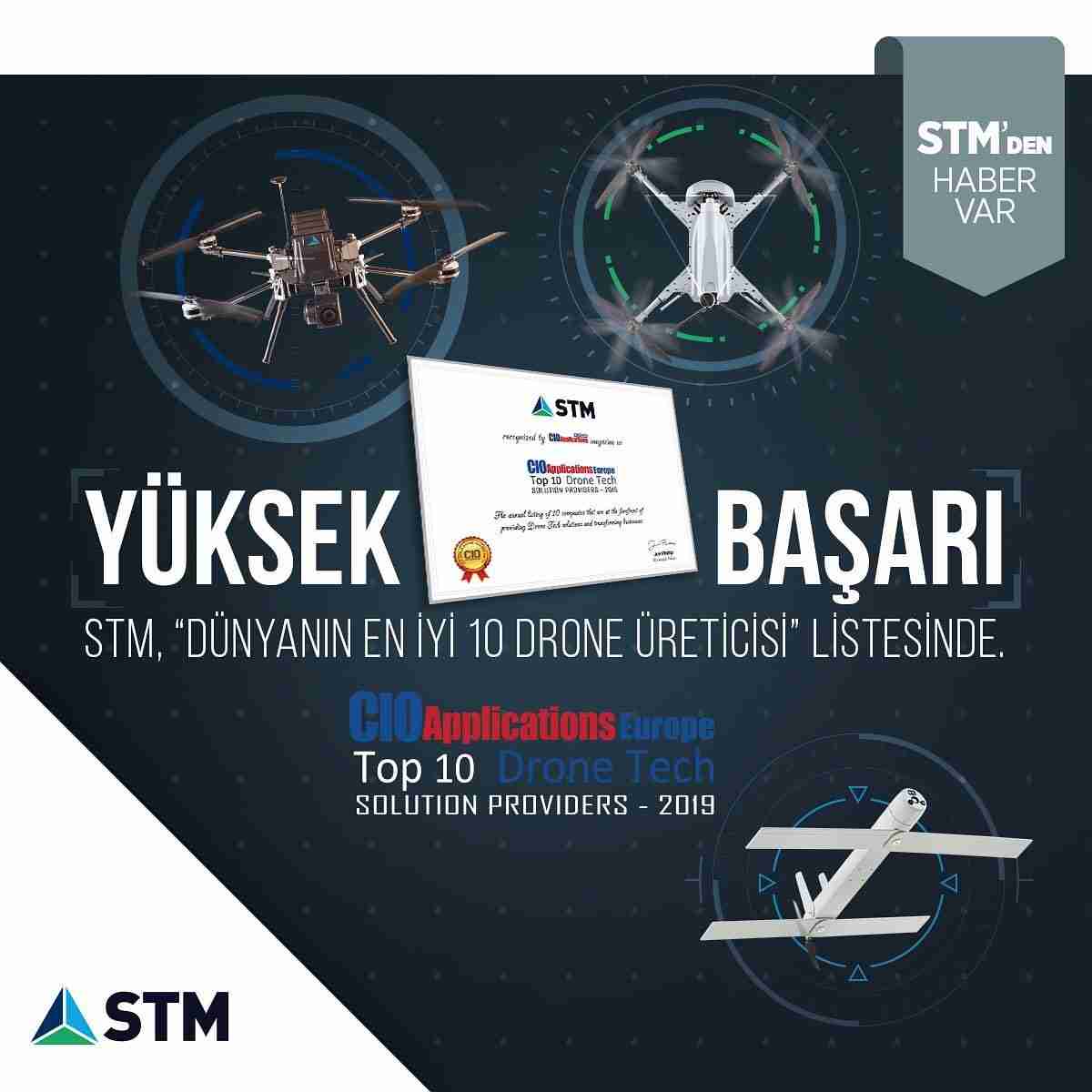 Dünyanın en iyi 10 drone teknolojisi üreten şirketinden birisi Türkiye'den